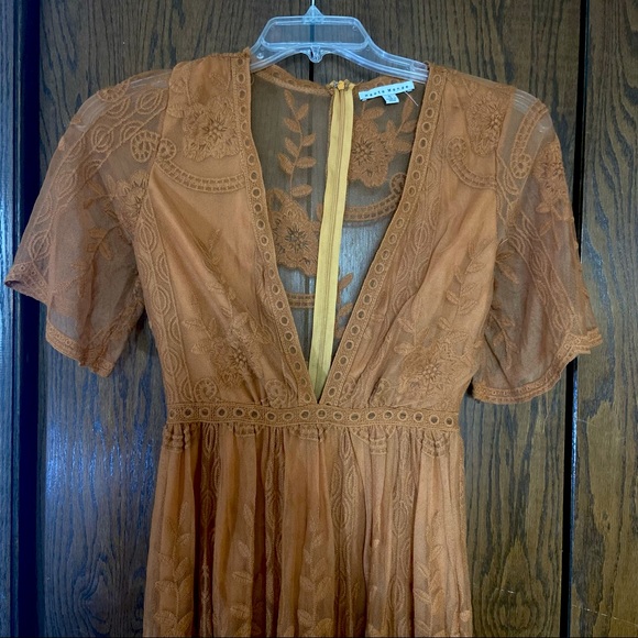 Boho Embroidered Maxi Dress - Picture 2 of 5